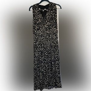 Animal print flowy dress